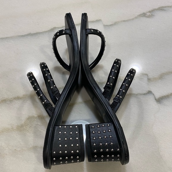 Dolce Vita Sandals Size 8.5 Studded Faux Leather - Picture 9 of 15